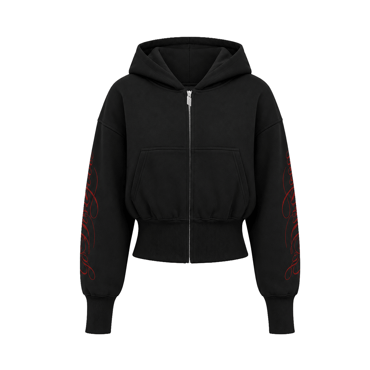 Graffiti Leopard Zip Hoodies