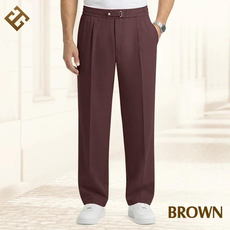 EaseTailor - Flexible Straight Fit Smart Comfort Pants
