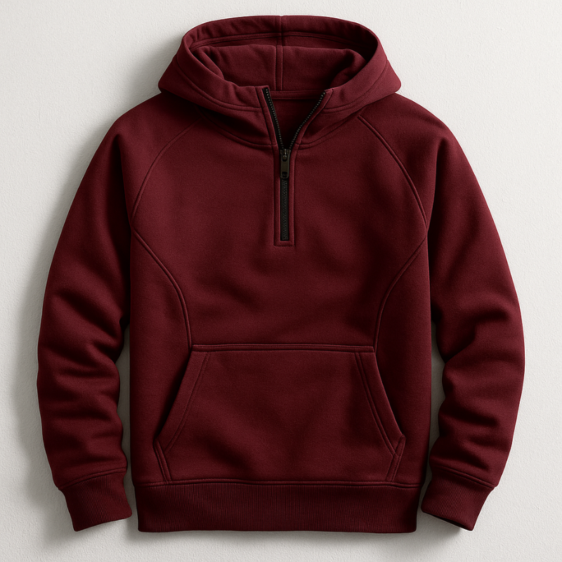 Outdoor Soft Fleece Pullover Hoodie for Men