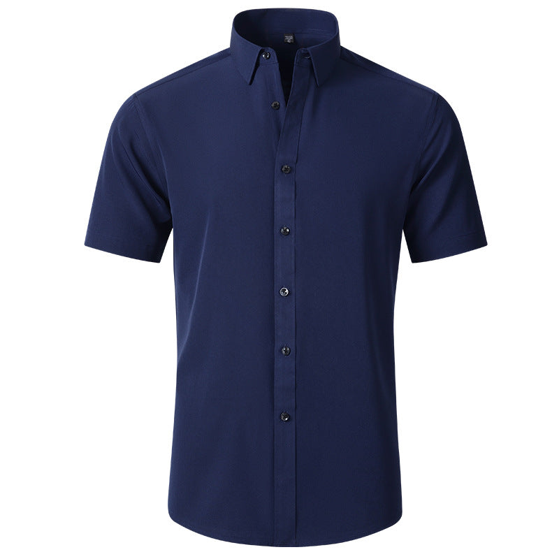 The "Infinite" Performance Short-Sleeve Shirt | 4-Way Stretch & Zero-Iron