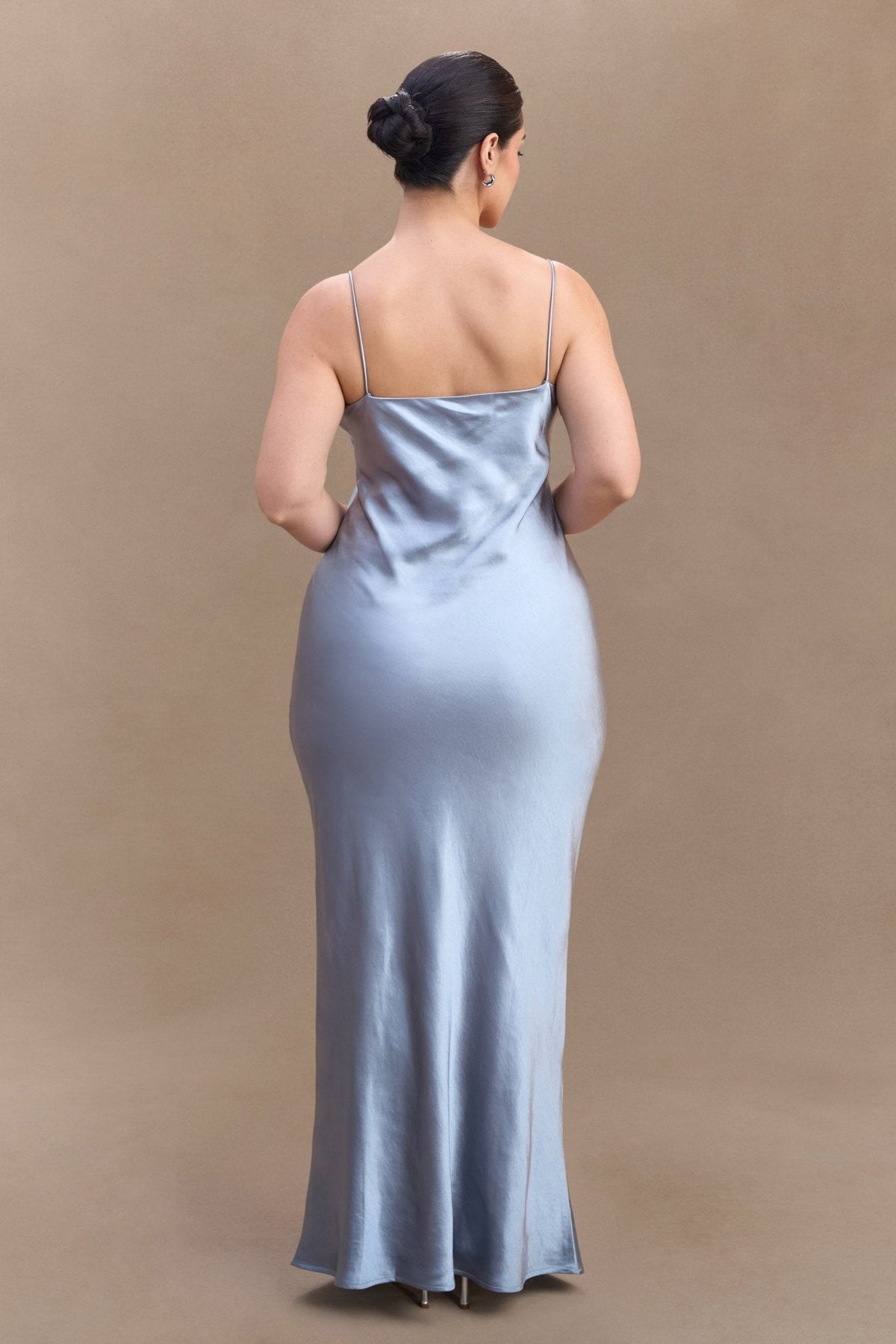 Lilly Sweetheart Satin Maxi Dress