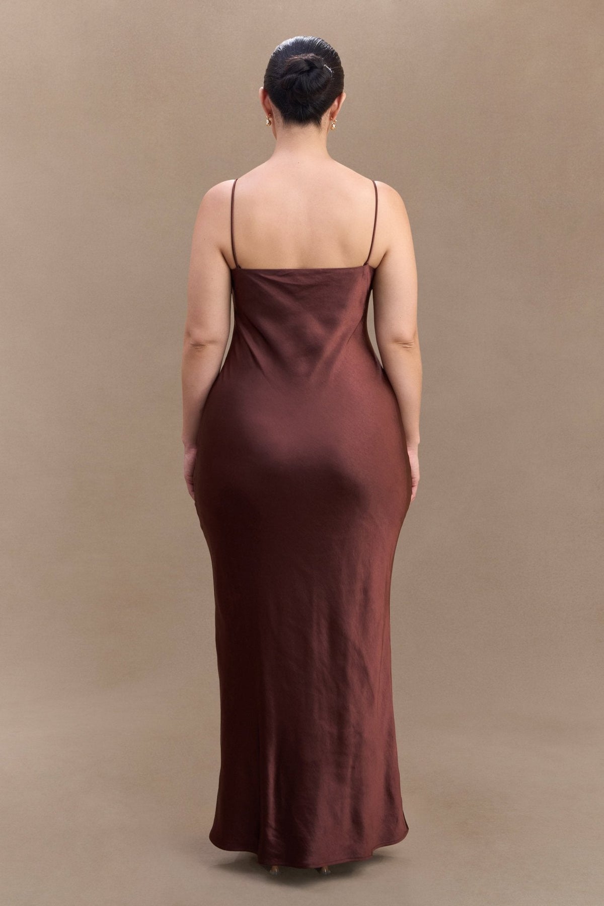 Lilly Sweetheart Satin Maxi Dress