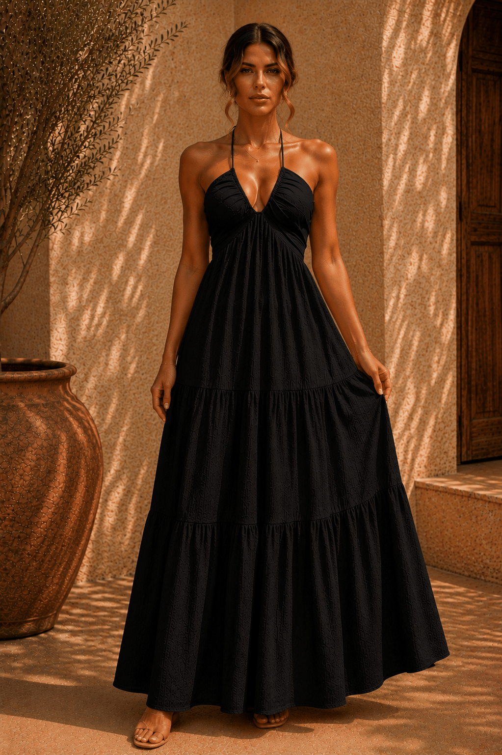 Sienna Tiered Maxi Dress